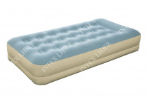 69001 Надувная кровать Refined Fortech Bestway 191х97х33см, встроенный электронасос